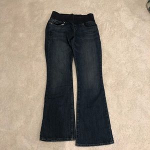 Gap Boot Cut Maternity Jeans Dark Wash Sz 10